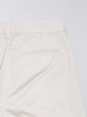 Lichtgrijze wide fit bermuda adams