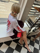 Witte longsleeve fruits of love