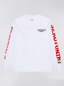 Witte longsleeve fruits of love