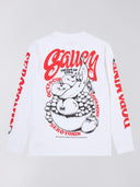 Witte longsleeve fruits of love