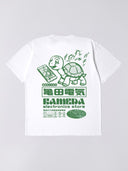 Wit t-shirt met opdruk Kamera