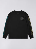Zwarte longsleeve edwin music channel