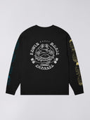 Zwarte longsleeve edwin music channel
