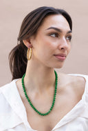 Gemstone ketting fel groen