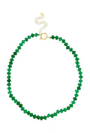 Gemstone ketting fel groen