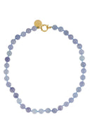 Gemstone ketting licht blauw