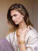 Gouden armband open cirkels