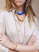 Gouden armband open cirkels