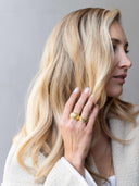 Bold ring met patroon maat 18