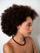 Gehamerde oorstekertjes met gemstone (1.2cm)