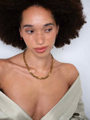 Bordeaux gemstone oorstekers (2cm)