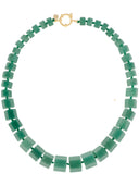 Groene gemstone ketting