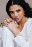 ketting Gemstone ketting "geel'