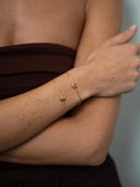 Fijn armbandje met letter S
