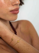 Fijn armbandje met letter I