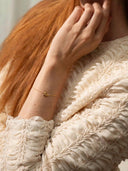 Fijn armbandje met letter S