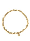 Gouden balletjes armbandje (m)