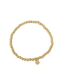 Armband met gouden balletjes medium