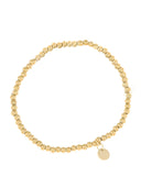 Gouden balletjes armbandje (s)