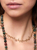 Fijne ketting met gouden details