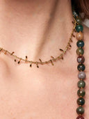 Fijne ketting met gouden details