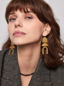 Gouden oorbellen aurora