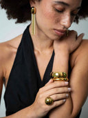 Bolle goudkleurige bangle lumière