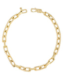 Grove ovale schakelketting