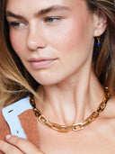 Grove ovale schakelketting