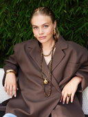 Lange ketting met gemstone
