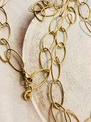 Lange ovale schakelketting