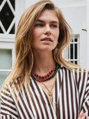 Lange snake ketting met knoop