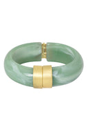 Lichtgroene bumper bangle zeegroen-melee