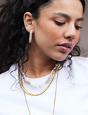 Platte snake ketting XL