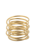 Ring gouden cirkels maat 17