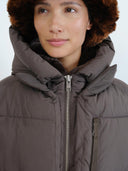 Donkergroene puffer jas lyndon