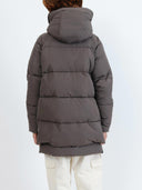 Donkergroene puffer jas lyndon