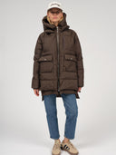 Donkergroene puffer jacket lyndon