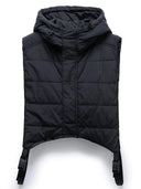 Zwarte padded capuchon hixon hood