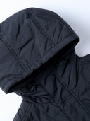 Zwarte padded capuchon hixon hood