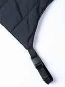 Zwarte padded capuchon hixon hood