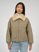 Groene bomber jacket linda