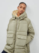 Lichtgroene puffer jas lyndon