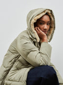 Lichtgroene puffer jas lyndon