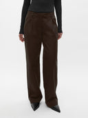 Donkerbruine pantalon beta