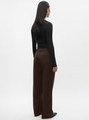 Donkerbruine pantalon beta