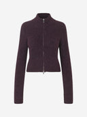 Donkerpaars wollen vest enbessie