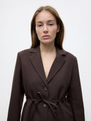 Donkerbruine austion blazer