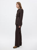 Donkerbruine austion blazer