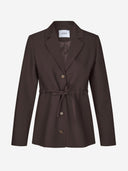 Donkerbruine austion blazer